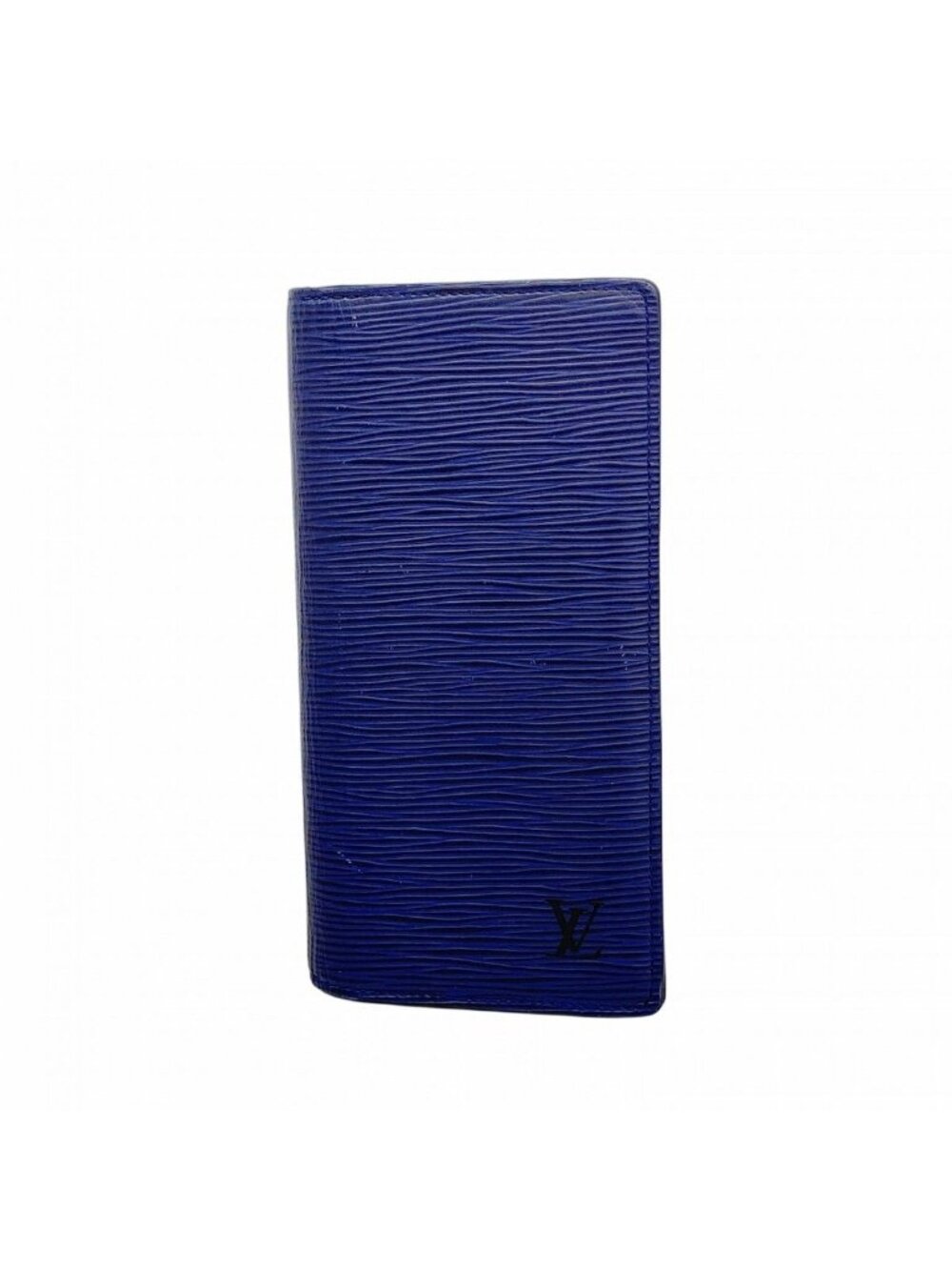 ★SOLD★ Louis Vuitton Wallet Monogram Eclipse Epi Portefeuille Brazza Navy - Picture 1 of 9